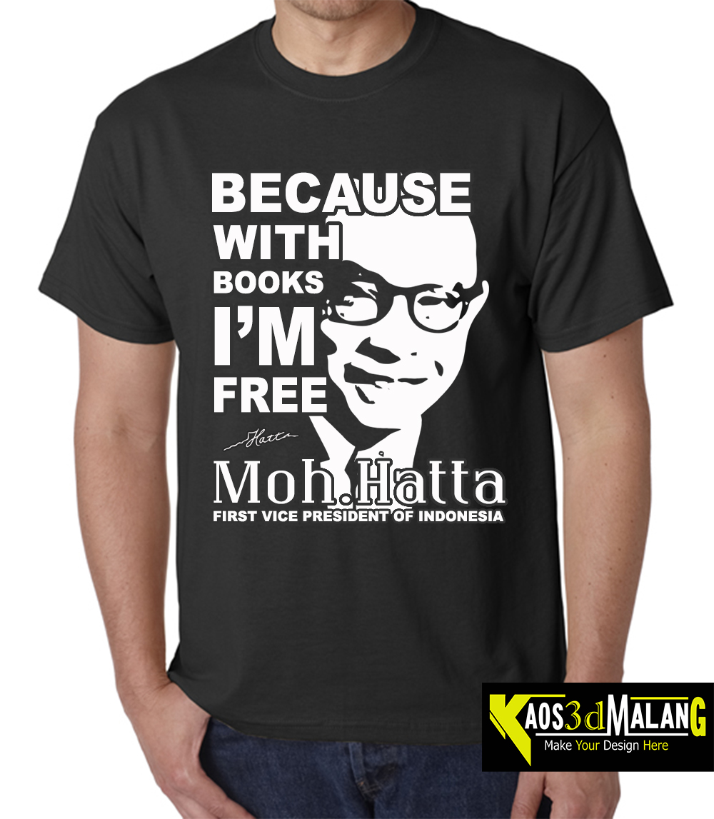 Kaos Tokoh Mohamad Hatta