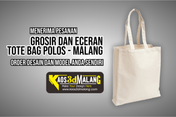 GROSIR dan ECERAN Tote Bag Kota Malang