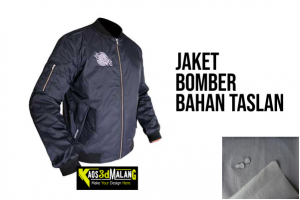 Jaket Bomber Bahan Taslan
