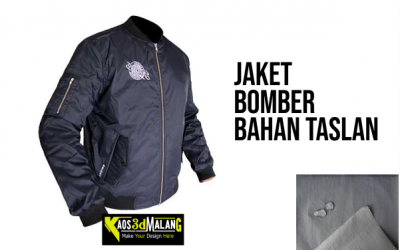 Jaket Bomber Bahan Taslan