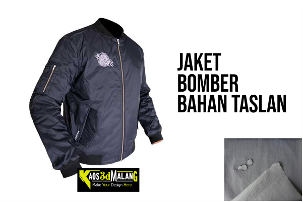  Jaket  Bomber  Bahan Taslan KAOS 3D MALANG