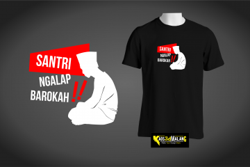 Kaos Santri Ngalap Barokah