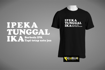 Kaos Mahasiswa IPK Tunggal Ika