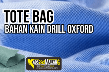 tote bag bahan kain drill oxford