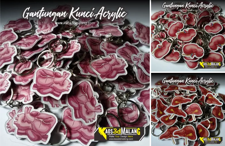 Gantungan Kunci Acrylic Malang