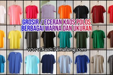 GROSIR - ECERAN KAOS POLOS MALANG MURAH BERBAGAI WARNA DAN UKURAN