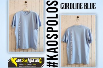 Kaos Polos Warna Biru Caroline Blue