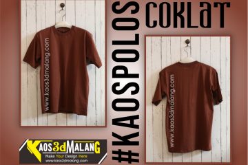 Kaos Polos Warna Coklat