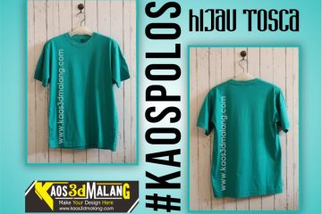 Kaos Polos Warna Hijau Tosca