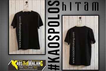 Kaos Polos Warna Hitam