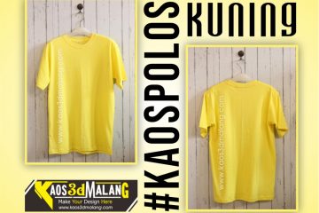 Kaos Polos Warna Kuning