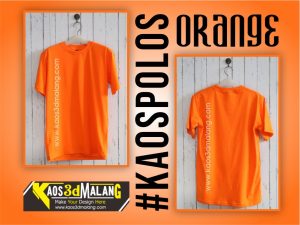 Kaos Polos Warna Orange