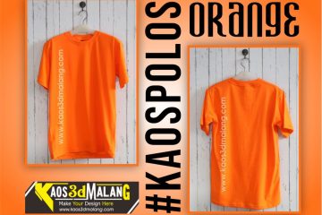 Kaos Polos Warna Orange