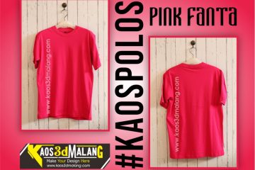 Kaos Polos Warna Pink Fanta