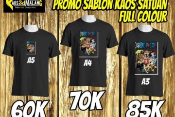 Promo Sablon Kaos Satuan Full Color - Kota Malang